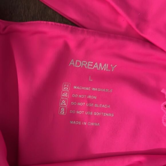 NWT Adreamly Sexy Sleeveless One Shoulder Cut Out Back Bodysuit Large - Picture 6 of 12